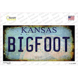 Bigfoot Kansas Novelty Sticker Decal Small