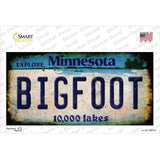 Bigfoot Minnesota Novelty Sticker Decal Small