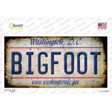 Bigfoot Washington DC Novelty Sticker Decal Small