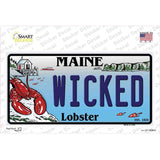 Wicked Maine Lobster Novelty Sticker Decal Small