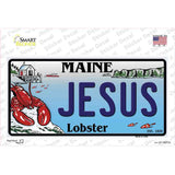 Jesus Maine Lobster Novelty Sticker Decal Small