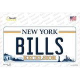 Bills New York Excelsior Novelty Sticker Decal Small