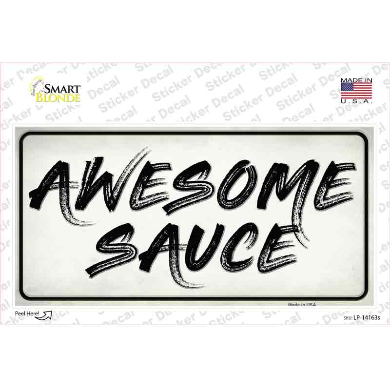 Awesome Sauce Novelty Sticker Decal