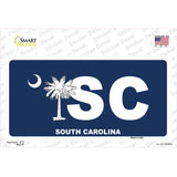 SC South Carolina Flag Novelty Sticker Decal Small