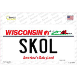 Skol Wisconsin Novelty Sticker Decal Small