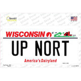 Up Nort Wisconsin Novelty Sticker Decal Small