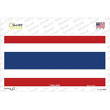 Thailand Flag Novelty Sticker Decal