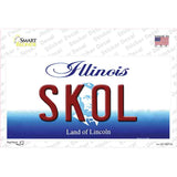 Skol Illinois Novelty Sticker Decal Small