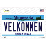 Velkommen Minnesota Novelty Sticker Decal Small