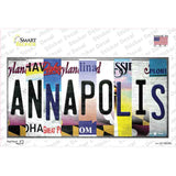 Annapolis Strip Art Novelty Sticker Decal Small