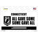 Connecticut POW MIA Some Gave All Novelty Sticker Decal Small