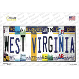 West Virginia License Plate Art Novelty Sticker Decal Small