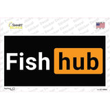 Fishhub Novelty Sticker Decal LP-14468s