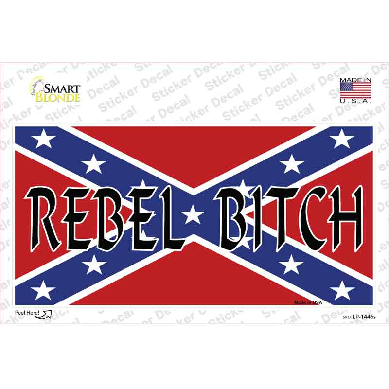 Rebel Bitch Novelty Sticker Decal Small