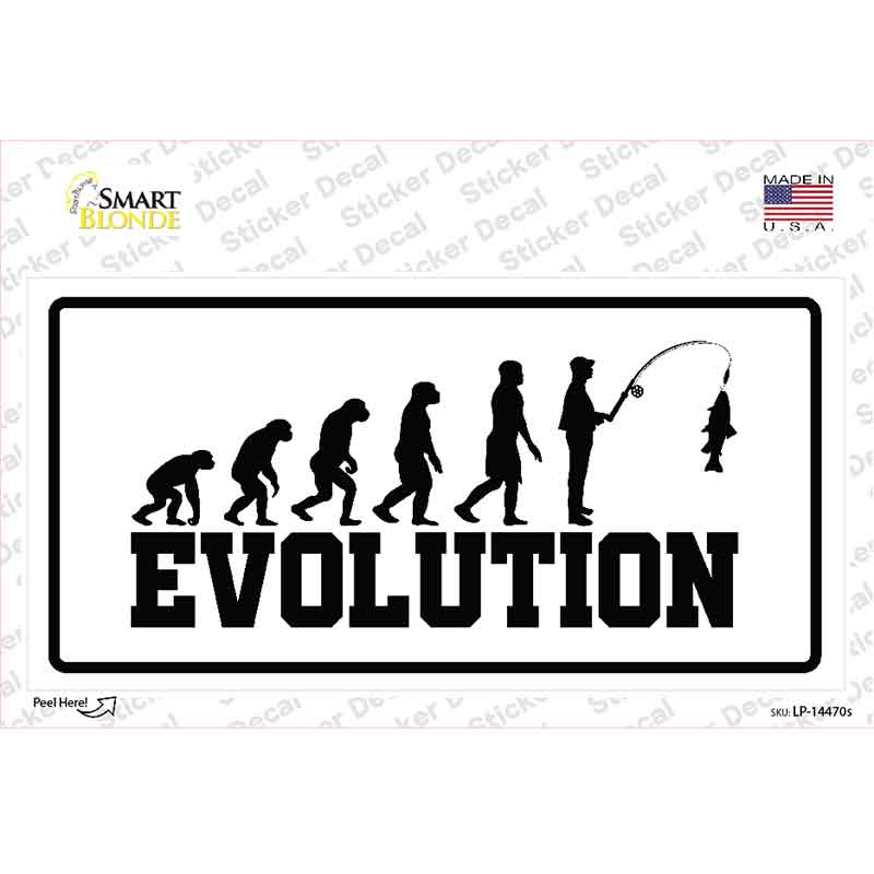 Evolution Novelty Sticker Decal LP-14470s