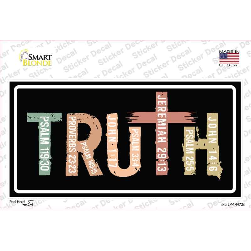 Truth Novelty Sticker Decal LP-14472s