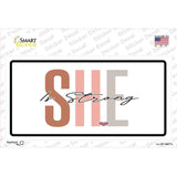 She Is Strong Novelty Sticker Decal LP-14477s