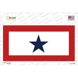 Blue Star One Novelty Sticker Decal Small