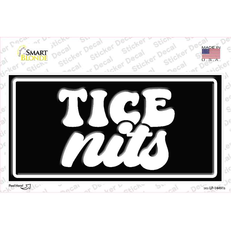 Tice Nits Novelty Sticker Decal LP-14491s
