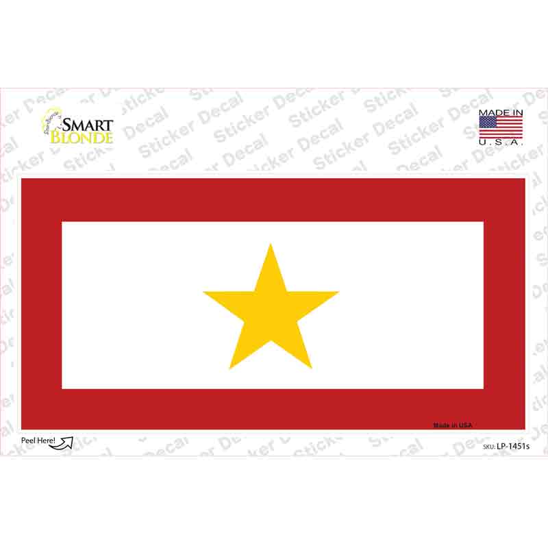 Gold Star Mother One Novelty Sticker Decal Small