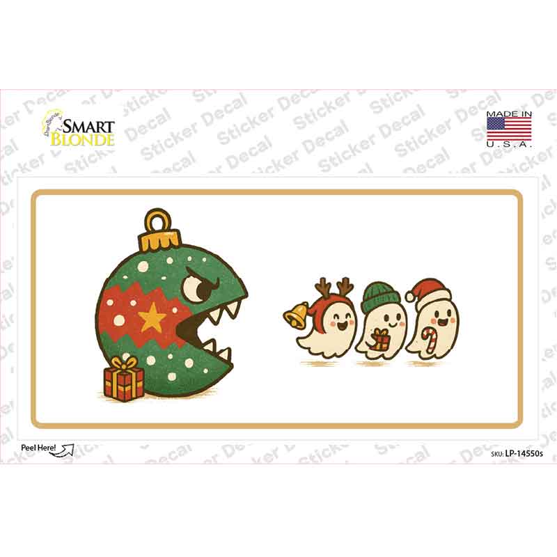Ornament Monster and Ghosts Novelty Sticker Decal LP-14550s