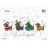 Just a Christmas Weiner Novelty Sticker Decal LP-14552s