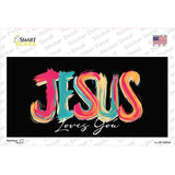 Jesus Loves You Novelty Sticker Decal LP-14553s