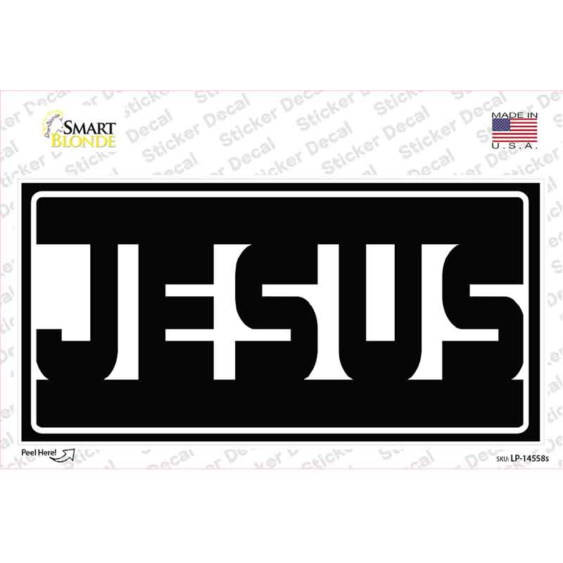 Jesus Hidden Novelty Sticker Decal LP-14558s