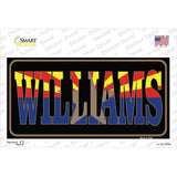 Williams Arizona State Flag Novelty Sticker Decal