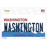 Washington State Background Novelty Sticker Decal Small