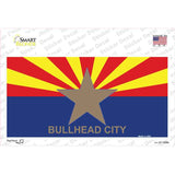 Bullhead City Arizona State Flag Novelty Sticker Decal