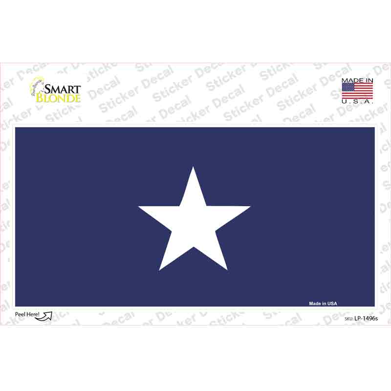 Bonnie Blue Flag Novelty Sticker Decal Small