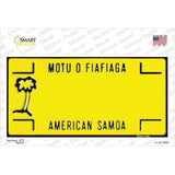 American Samoa Novelty Sticker Decal Small