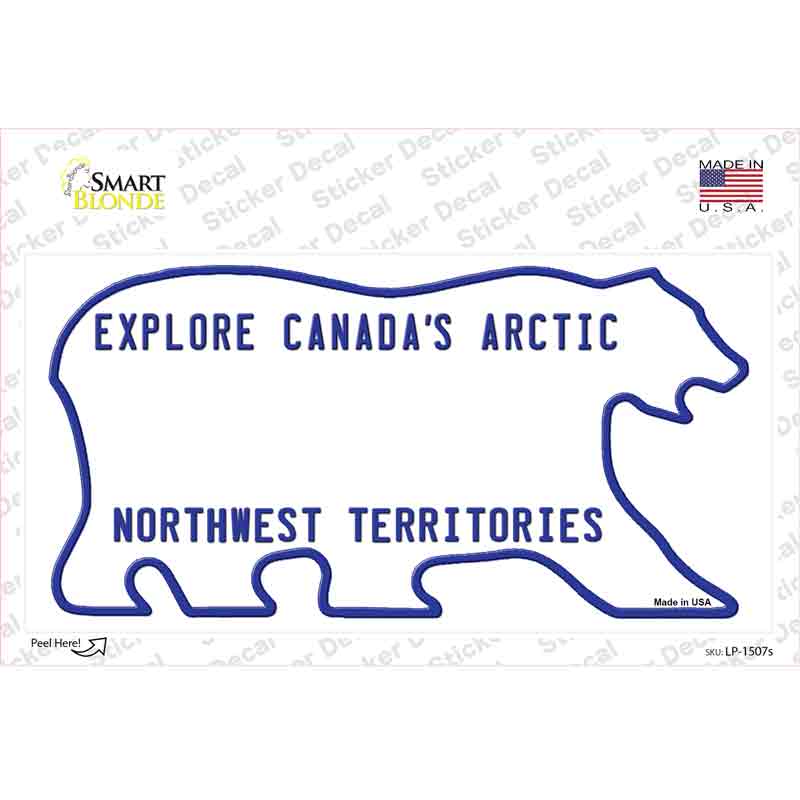 Northwest Territories Novelty Sticker Decal Small