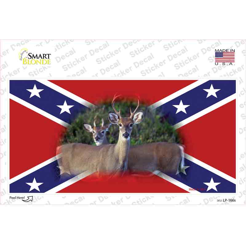 Rebel Deer Novelty Sticker Decal Small