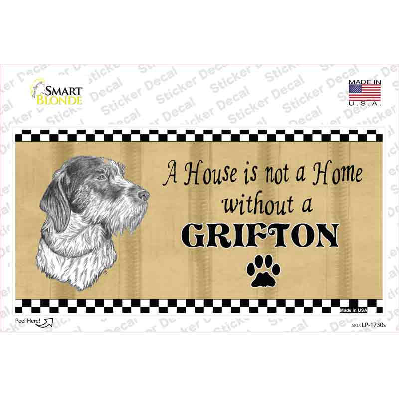 Pencil Sketch Grifton Novelty Sticker Decal Small