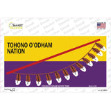 Tohono Oodham Flag Novelty Sticker Decal