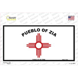 Zia Pueblo Flag Novelty Sticker Decal