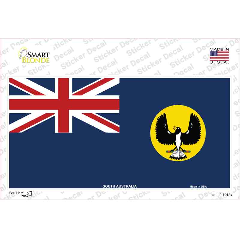 South Australia Flag Novelty Sticker Decal