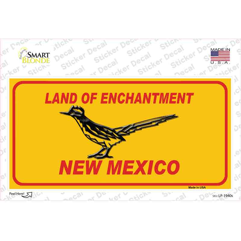 Road Runner New Mexico Novelty Sticker Decal Small