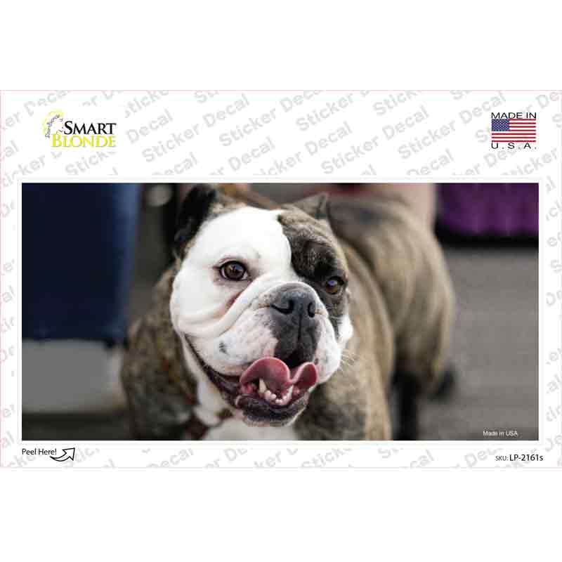 Bulldog Dog Novelty Sticker Decal Small