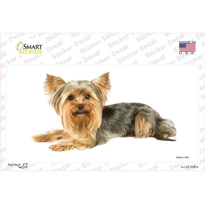 Yorkshire Terrier Dog Novelty Sticker Decal Small