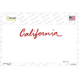 California State Background Novelty Sticker Decal Small