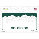 Colorado Background Novelty Sticker Decal Small