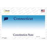 Connecticut State Background Novelty Sticker Decal Small