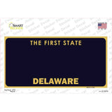 Delaware State Blank Novelty Sticker Decal Small