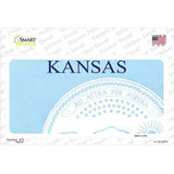 Kansas State Blank Novelty Sticker Decal Small