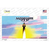 Mississippi State Blank Novelty Sticker Decal Small