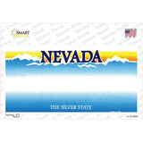 Nevada State Blank Novelty Sticker Decal Small