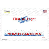 North Carolina State Blank Novelty Sticker Decal Small